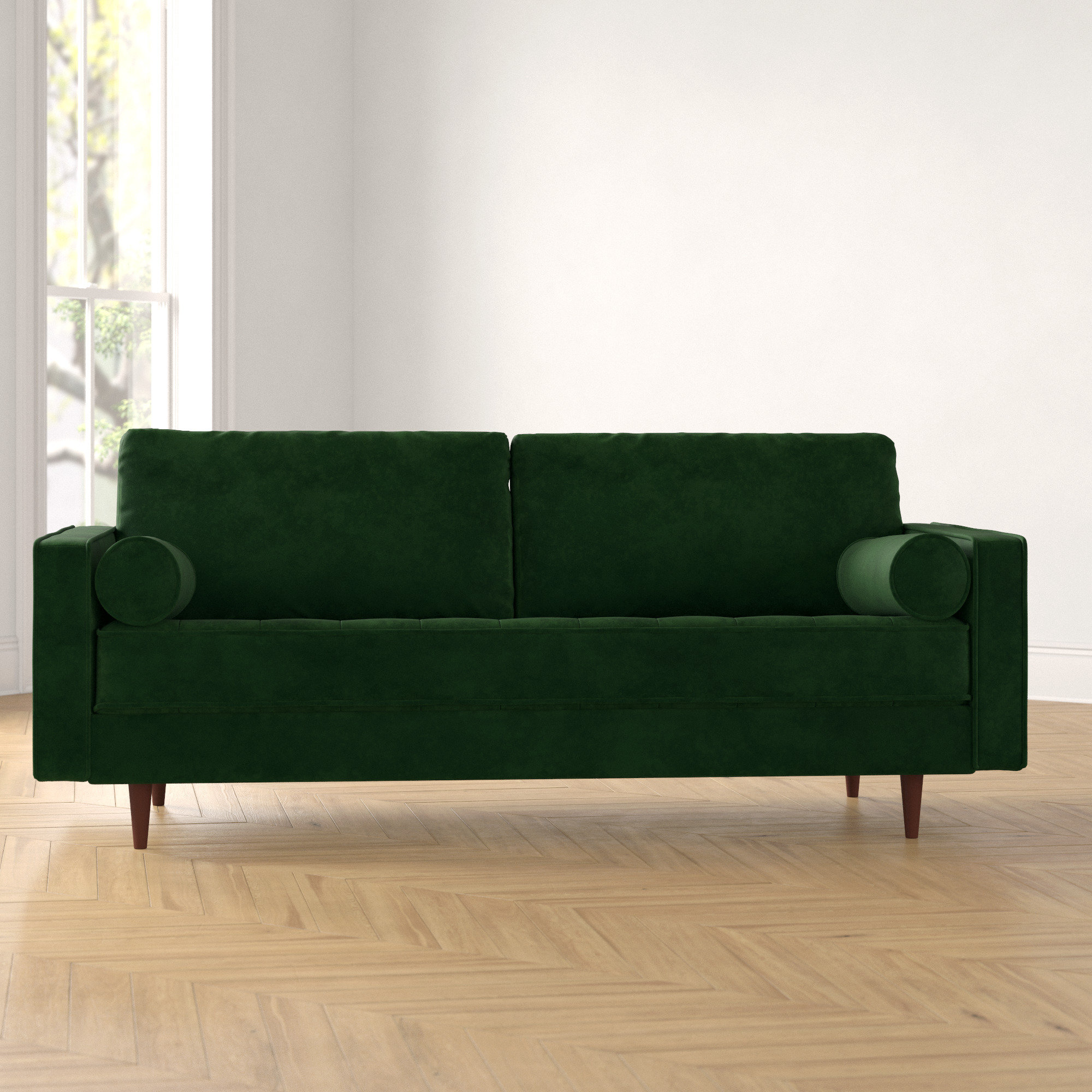 Foundstone Derry 88 Square Arm Sofa Reviews Wayfair