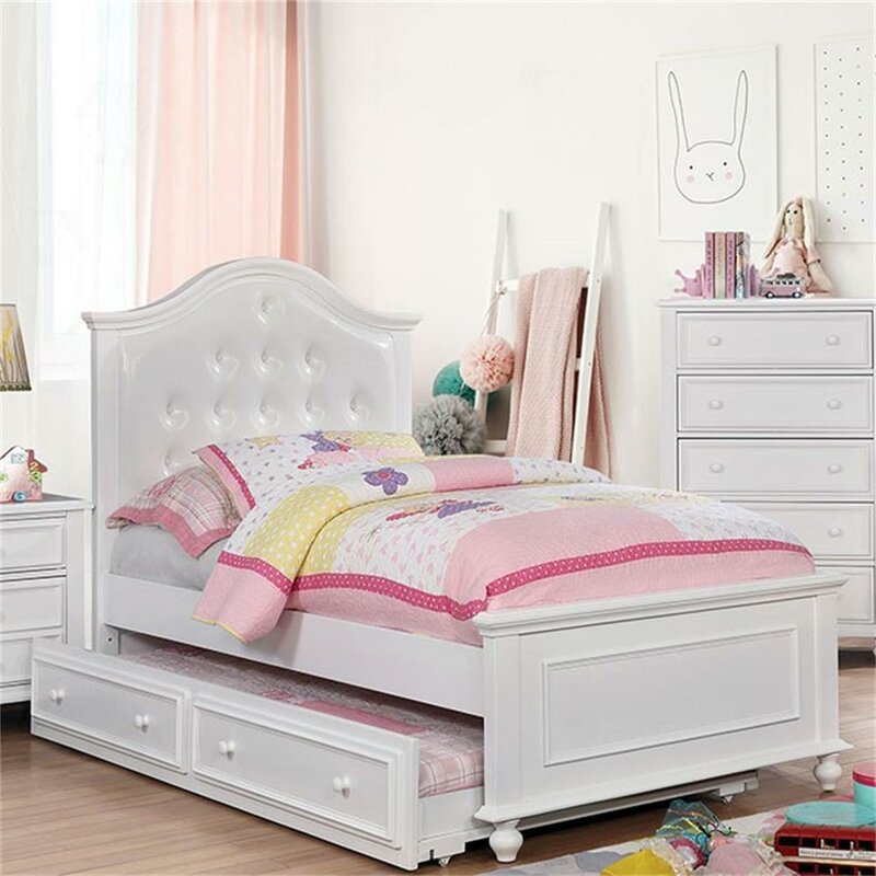 wayfair twin bed white