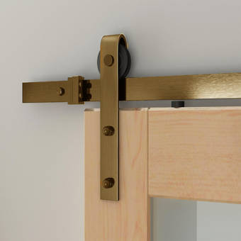Homcom Sliding Standard Single Track Barn Door Hardware Kit Reviews Wayfair
