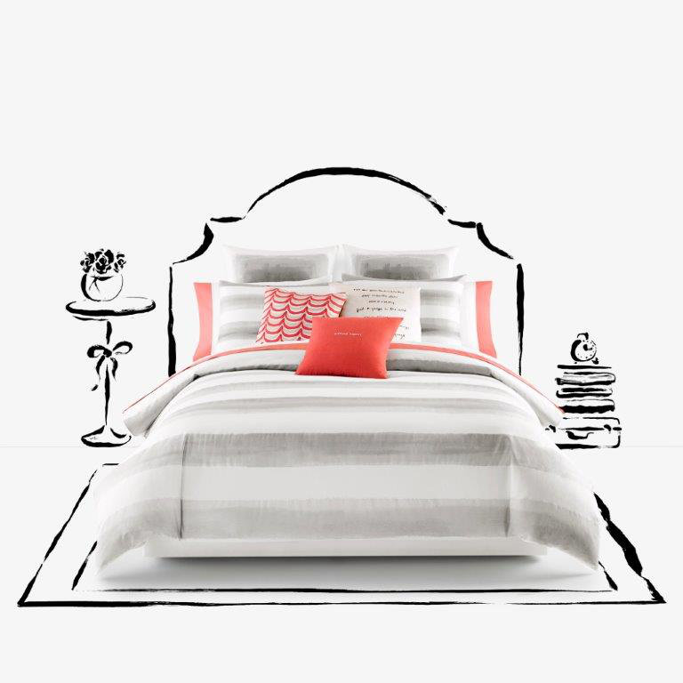kate spade new york rugby stripe duvet cover set & reviews | wayfair kate spade new york rugby stripe duvet cover set & reviews | wayfair