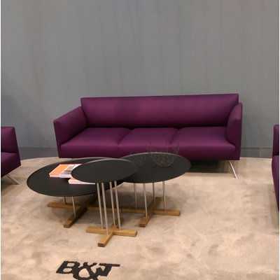 Brand Triple Sofa Brayden Studio Upholstery Type  Color Purple