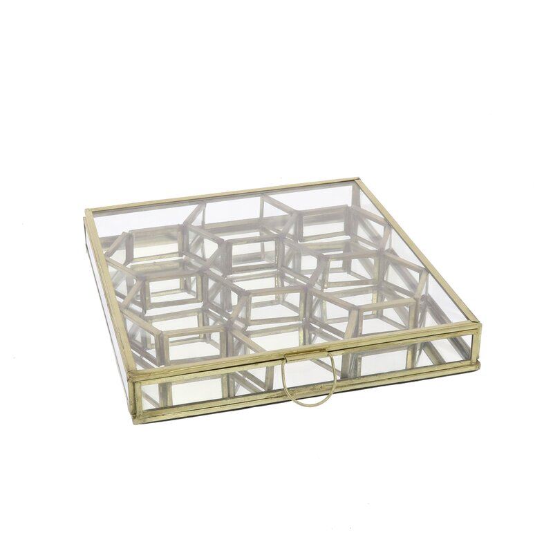 small glass jewelry box