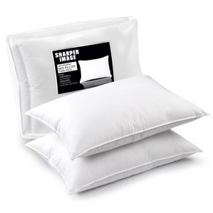 Down and Feathers Pillow (Set of 2) by Sharper Image