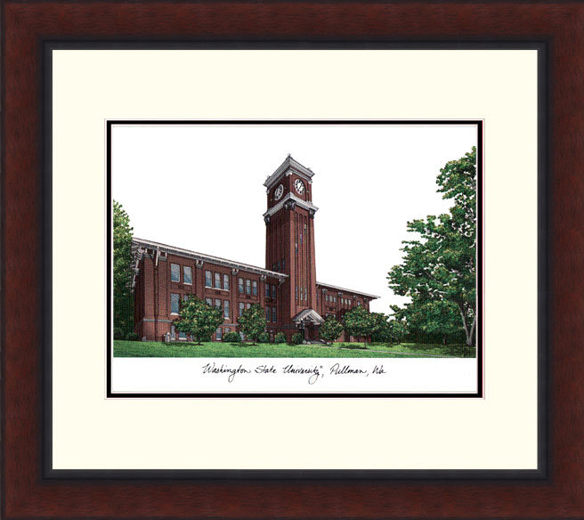 Campus Images Ncaa Washington State Cougars Legacy Alumnus Lithograph Picture Frame Wayfair