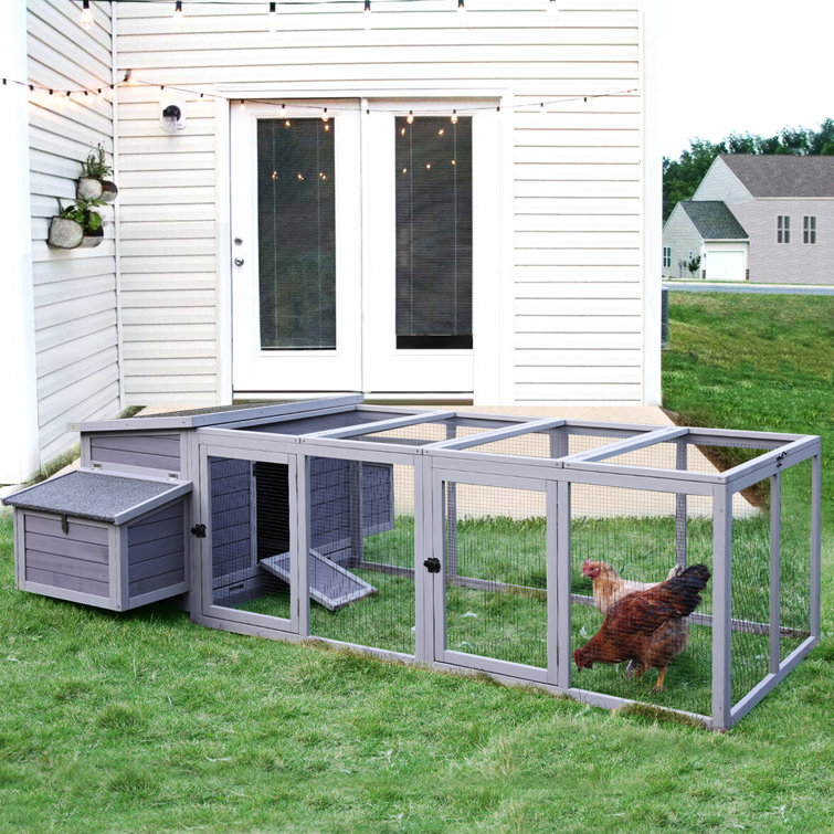 Tucker Murphy Pet™ Maolis Chicken Coop with Chicken Run For Up To 6