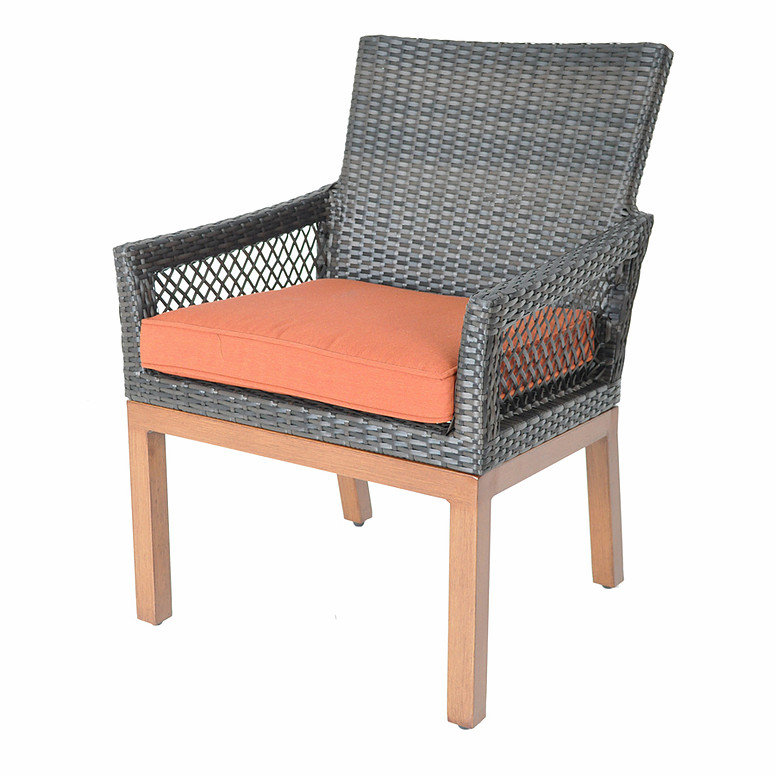 wicker dining chairs with cushions