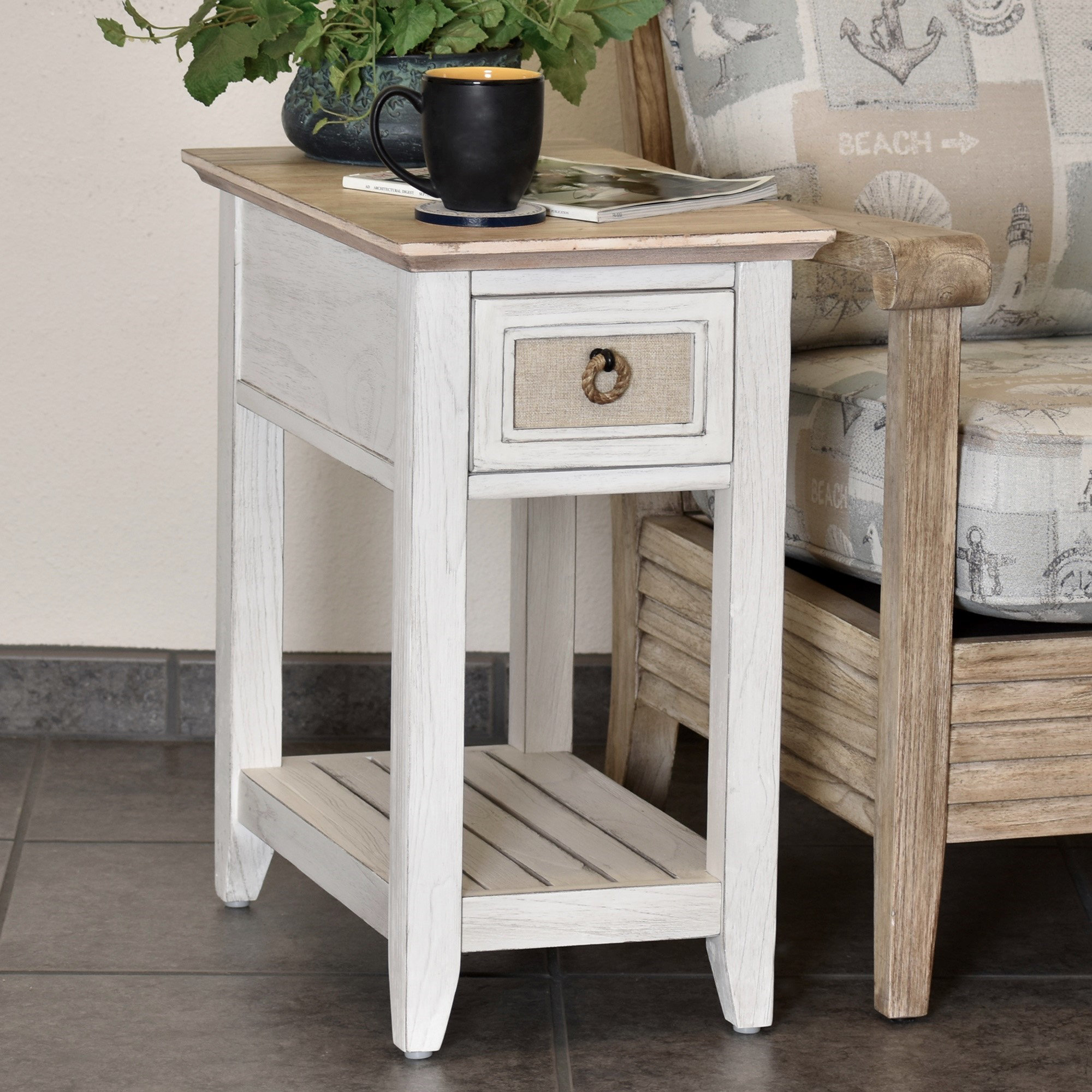 Rosecliff Heights Juliet Island Chairside Table With Storage Wayfair