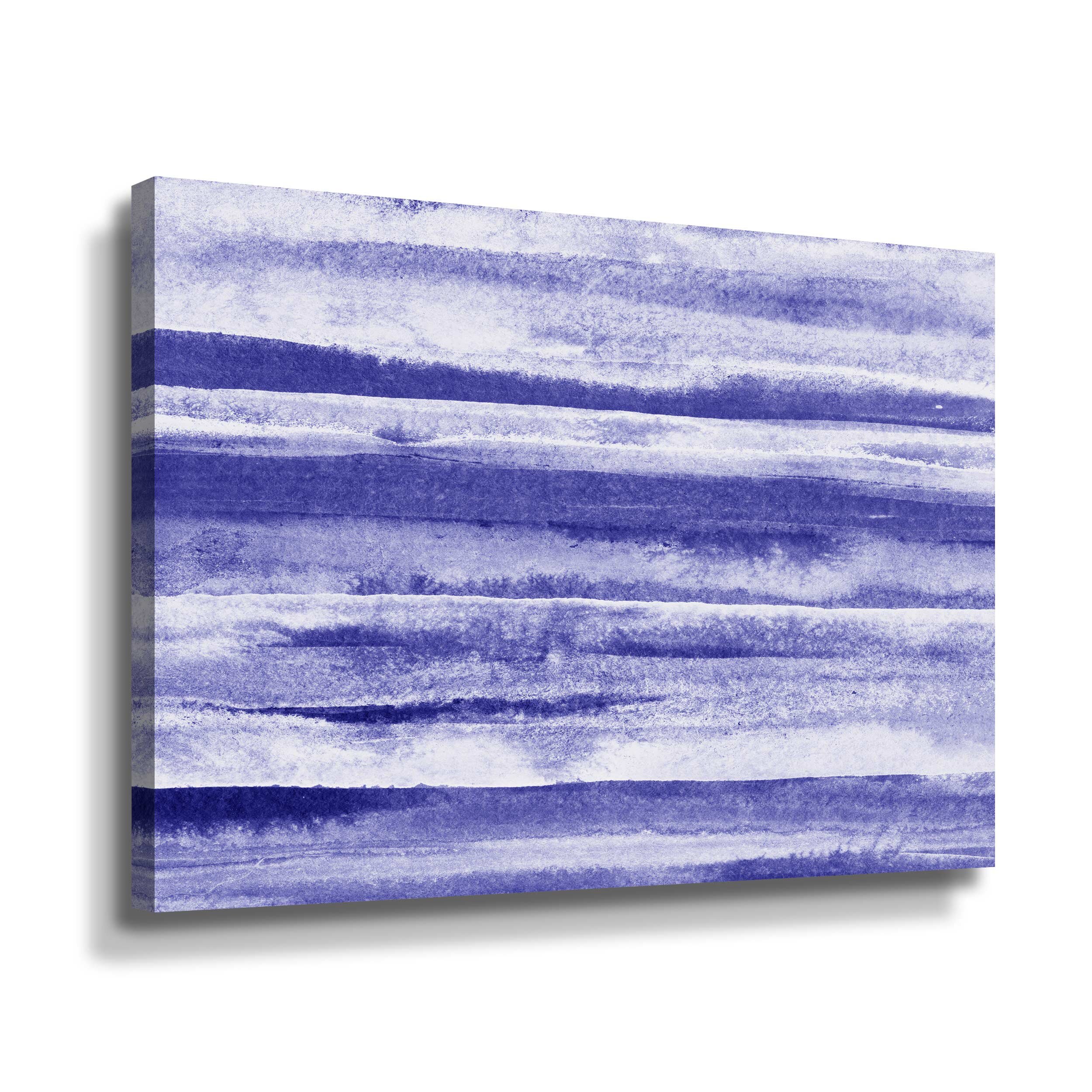 Orren Ellis Abstract Ocean Beach Shore Waves Purple-Blue Water Color ...