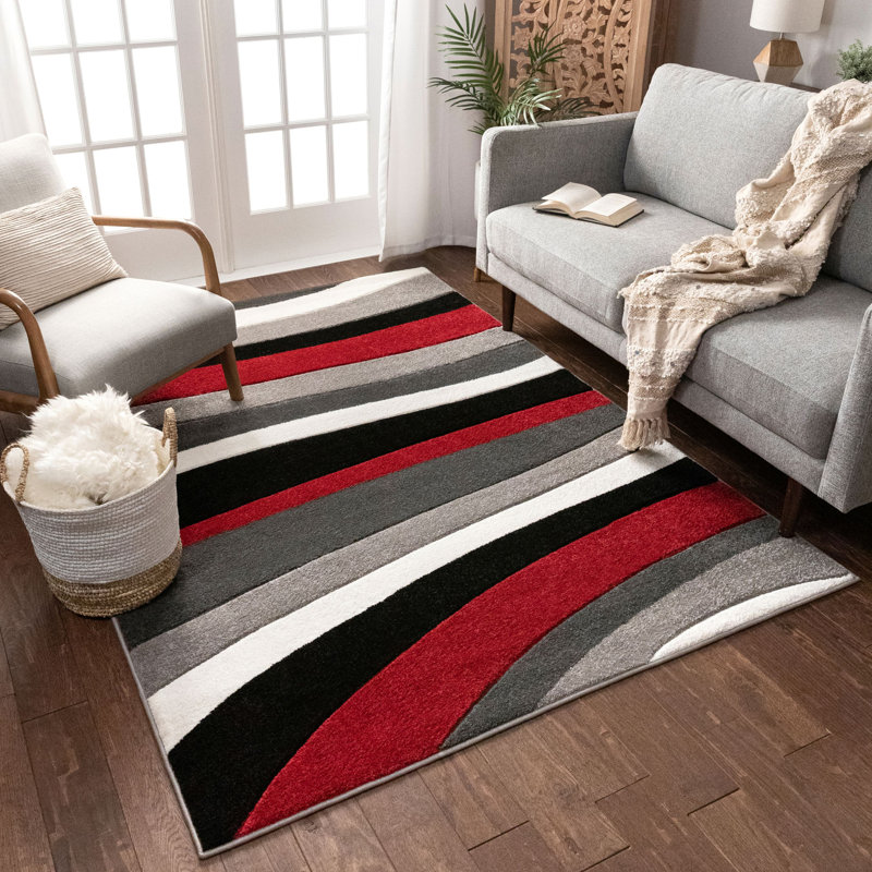 Well Woven Tapis Tisse A La Machine Rouge Gris Noir Rad Wave Et Commentaires Wayfair Ca Parcourez notre sélection de tapis de salon :