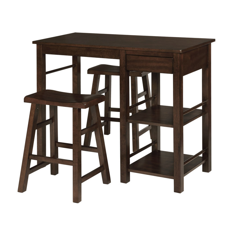 Red Barrel Studio Jameel Counter Height Breakfast 3 Piece Pub