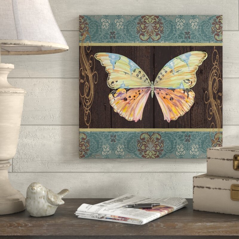 Butterfly wall art - Butterflies 2 by Jean Plout - Wrapped Canvas Graphic Art