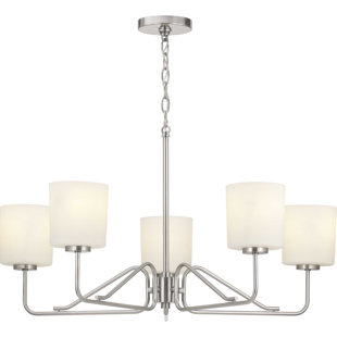 Go to store & view more images Aiana 5-Light Shaded Chandelier by Wrought Studio