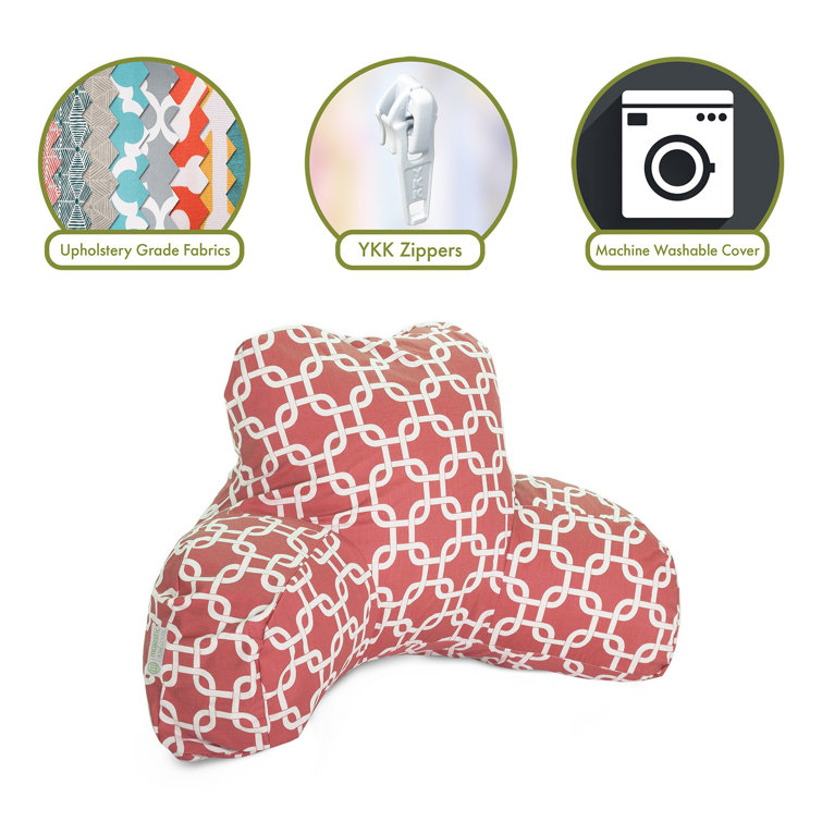 pink backrest pillow