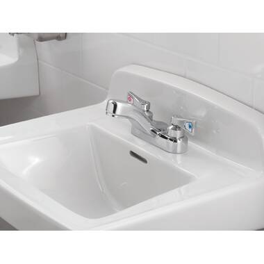 Bathroom Dolphin Faucet 4" Centerset Plate ChromeRenovator's Supply 