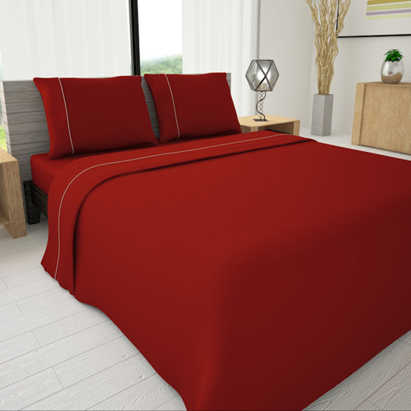 Ivy Bronx Loma 625 Thread Count Cotton Blend Percale Sheet ...