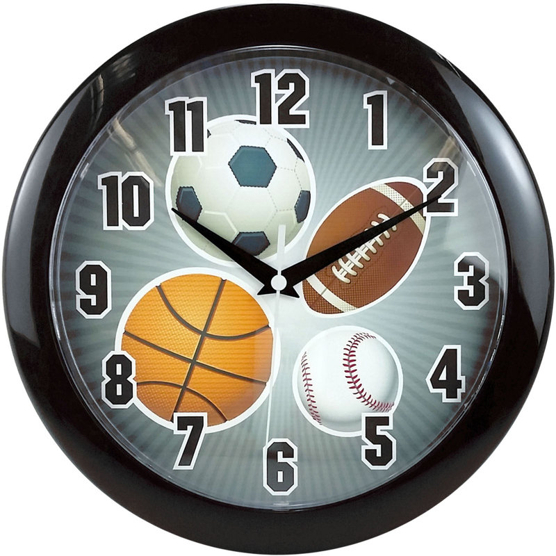 9.75" Sports Wall Clock
