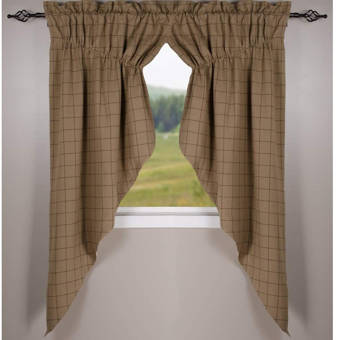 August Grove Heritage House Gathered 72 Window Valance Wayfair