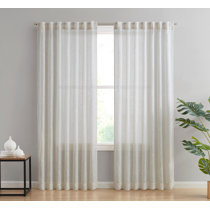 crinkle voile curtains wayfair