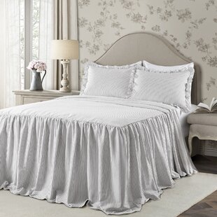 Gray Ticking Bedding Wayfair