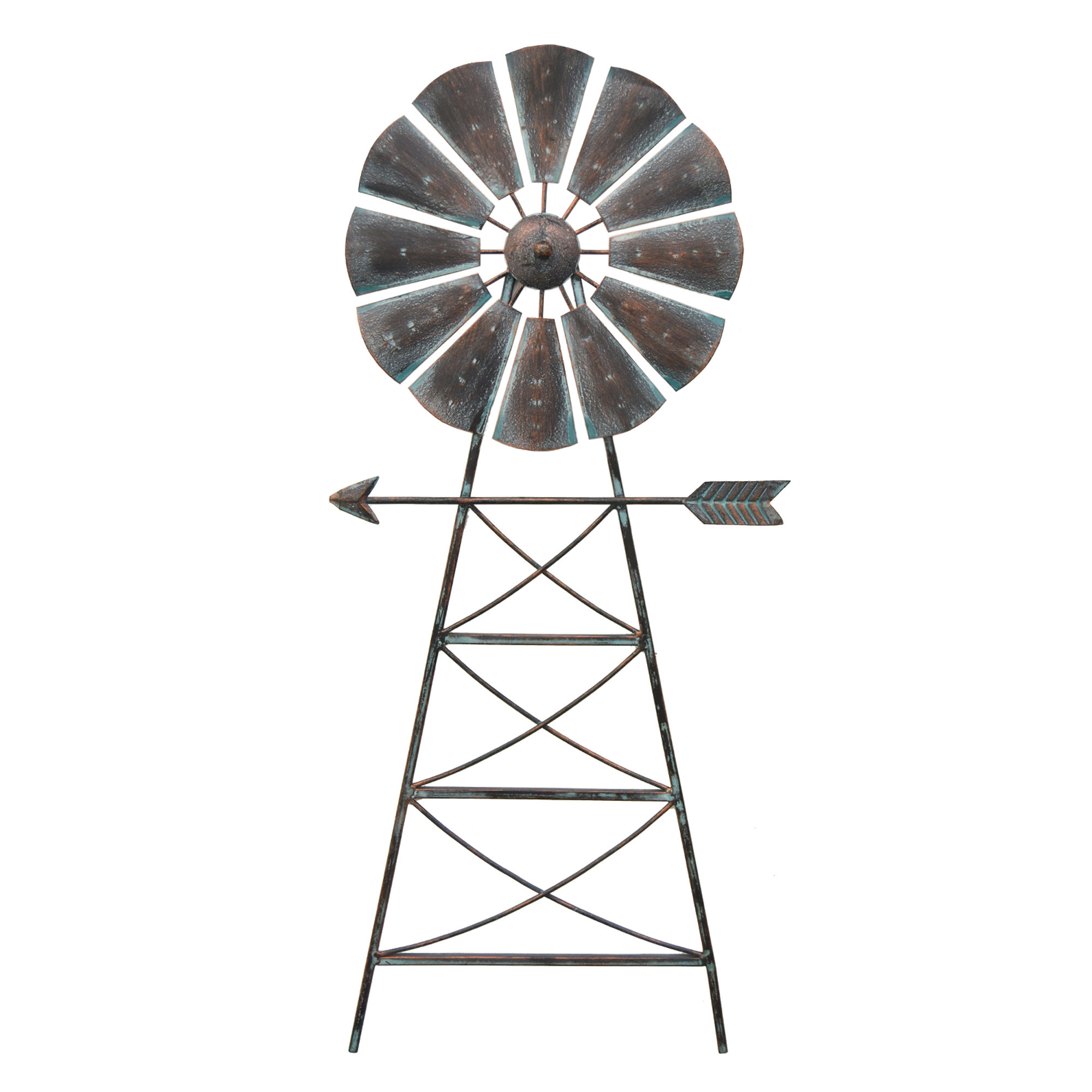 August Grove Windmill Metal Wall Décor Wayfair