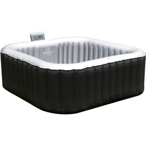 Alpine 4-Person 108-Jet Square Bubble Spa