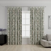 Choice of Colours & Sizes Pair of Indiana Fully Lined Pencil Pleat Curtains 