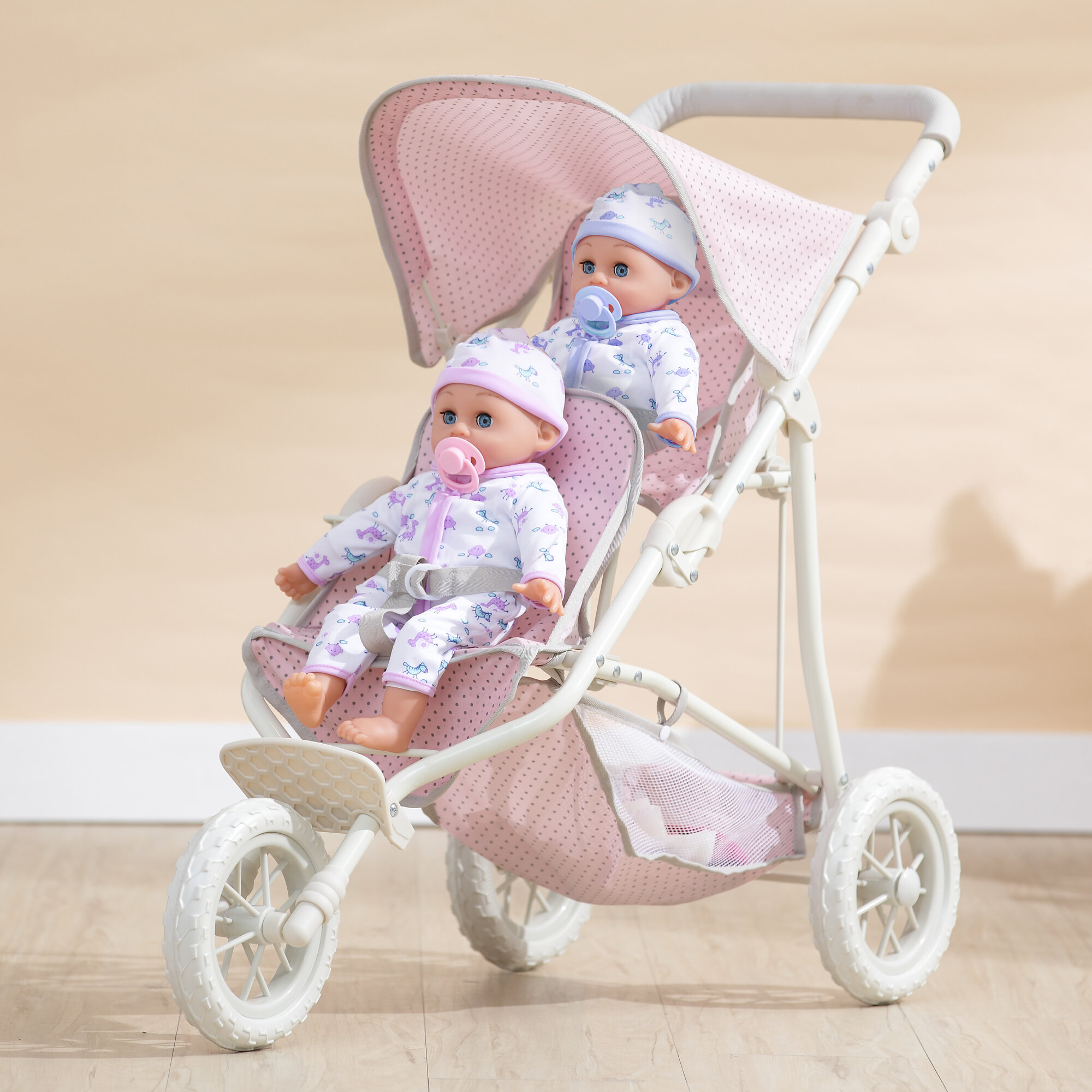 baby doll twin stroller