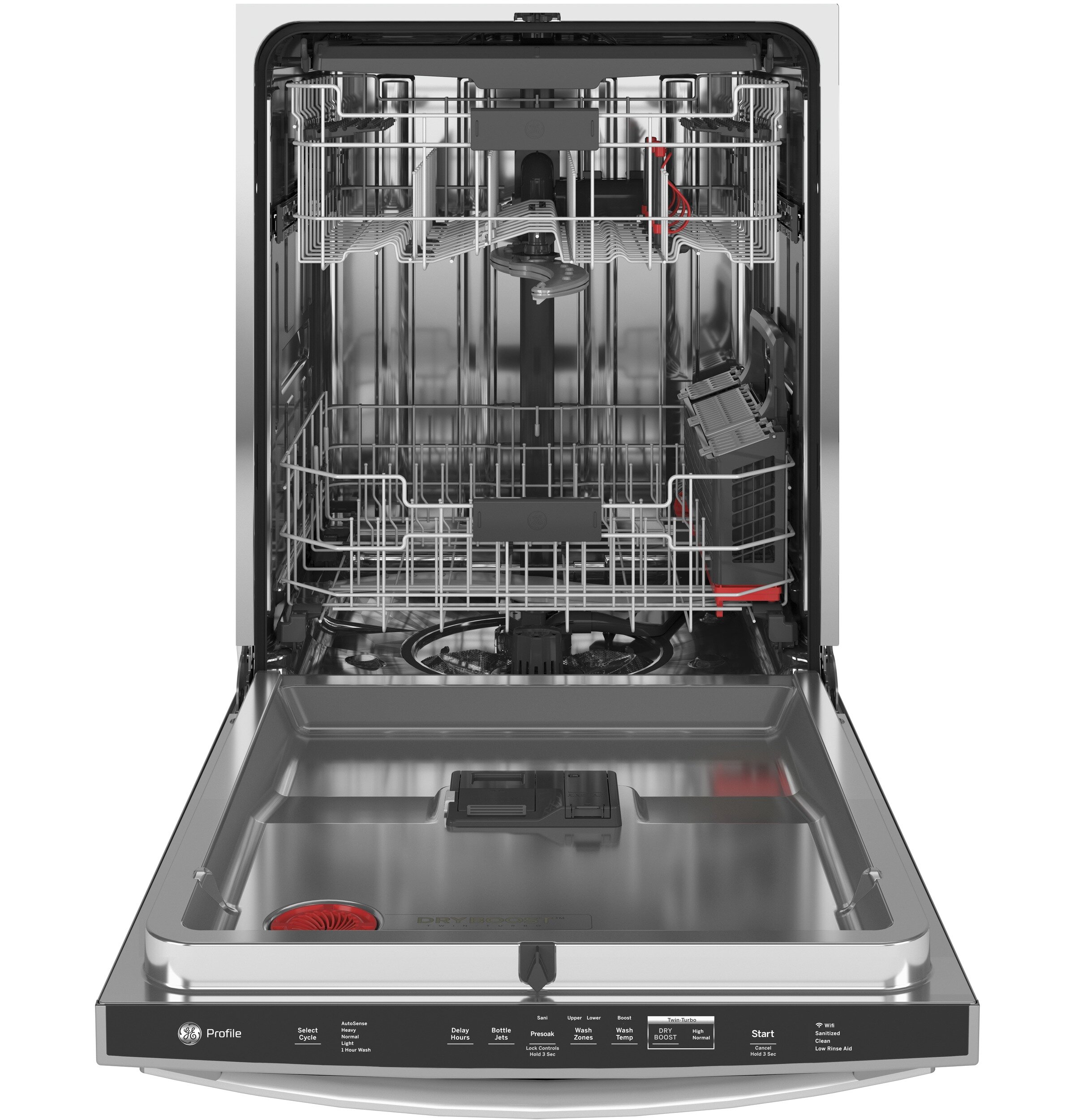 ge profile dishwasher not getting water