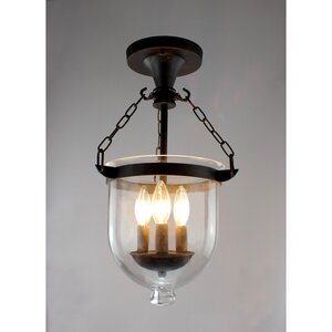 Arabella 3-Light Semi Flush Mount