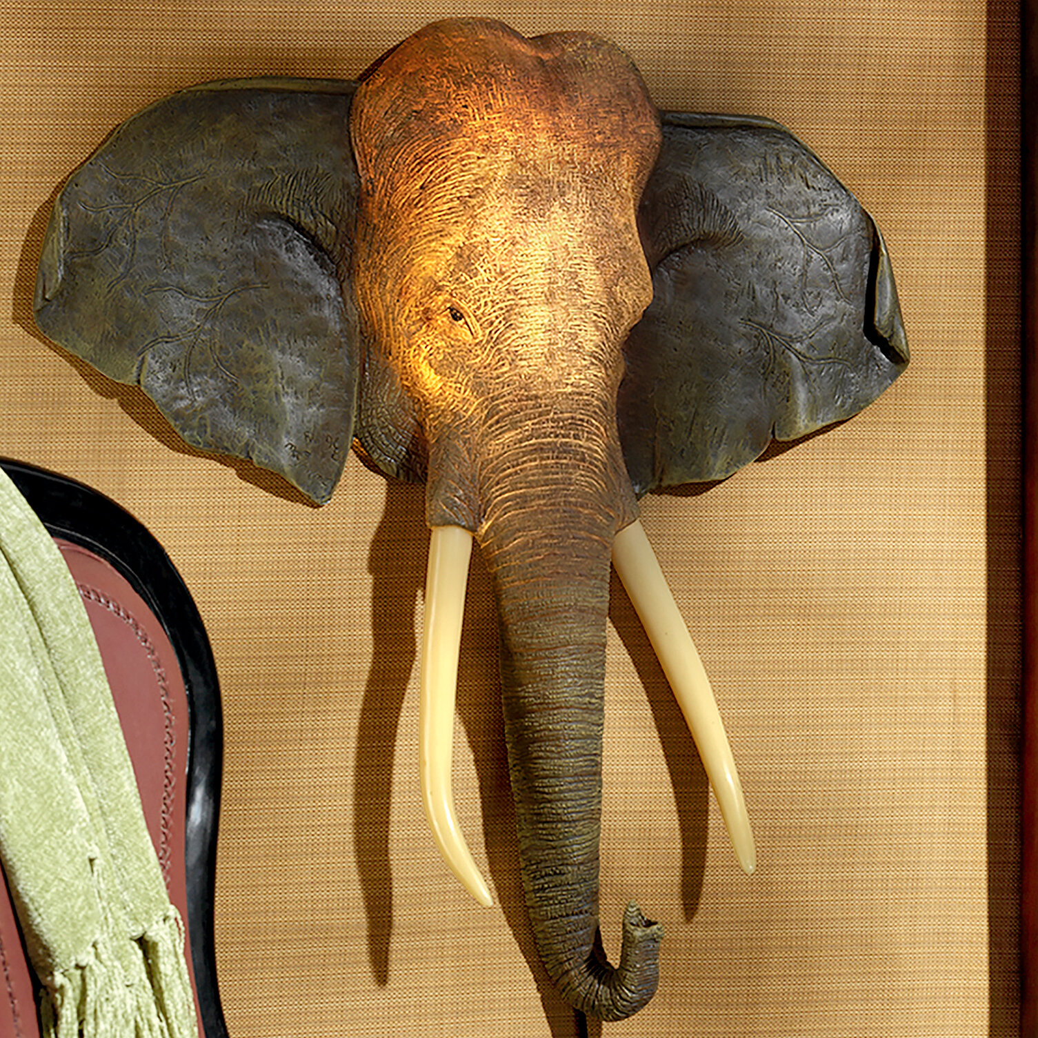 elephant wall sconce