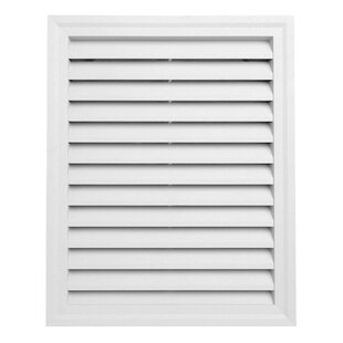 30 X 24 Plastic Rectangular Louver Gable Vent