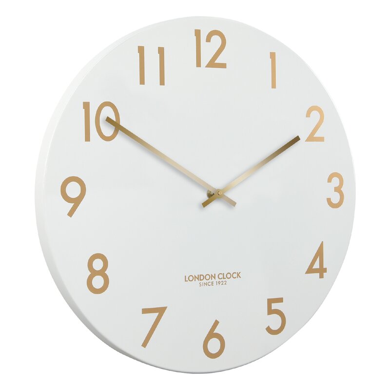 London Clock Company Chalk 40cm Wall Clock & Reviews | Wayfair.co.uk