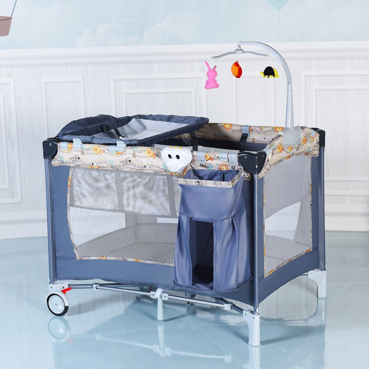 crib and playpen