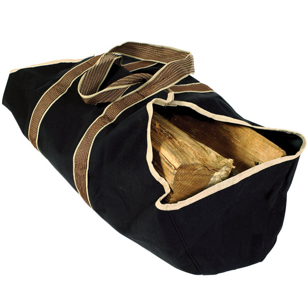 canvas log tote