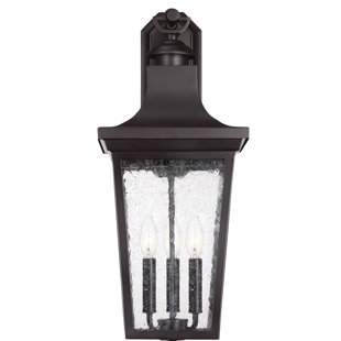 Best Mikell 3-Light Outdoor Wall Lantern By Bloomsbury Market Outdoor Lighting Mikell 3-Light Outdoor Wall Lantern By Bloomsbury Market Outdoor Lighting