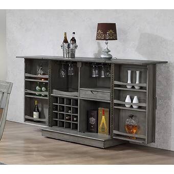 Hedon Bar Cabinet With Wine Storage Reviews Joss Main