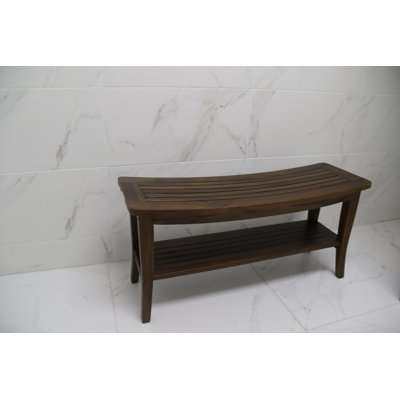 Weinert 35" W Teak Shower Bench