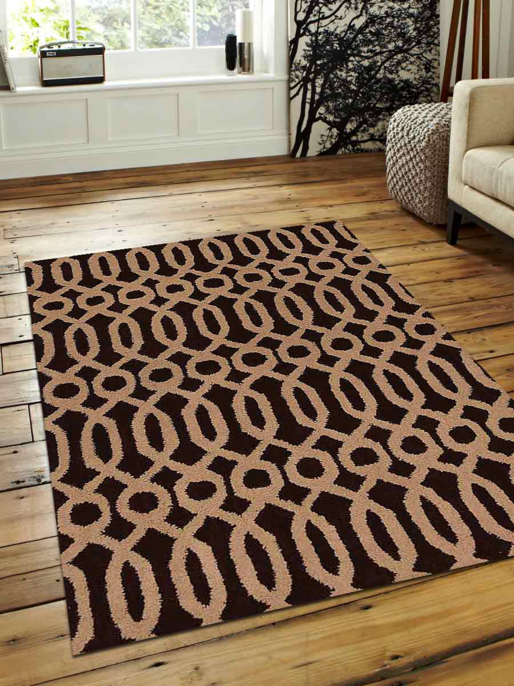 Brayden Studio Friedensburg Abstract Handmade Tufted Wool Beige Area Rug Wayfair