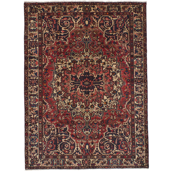 Ecarpetgallery One Of A Kind Bakhtiar Hand Knotted 7 X 9 Wool Kind Bakhtiar Hand Knotted