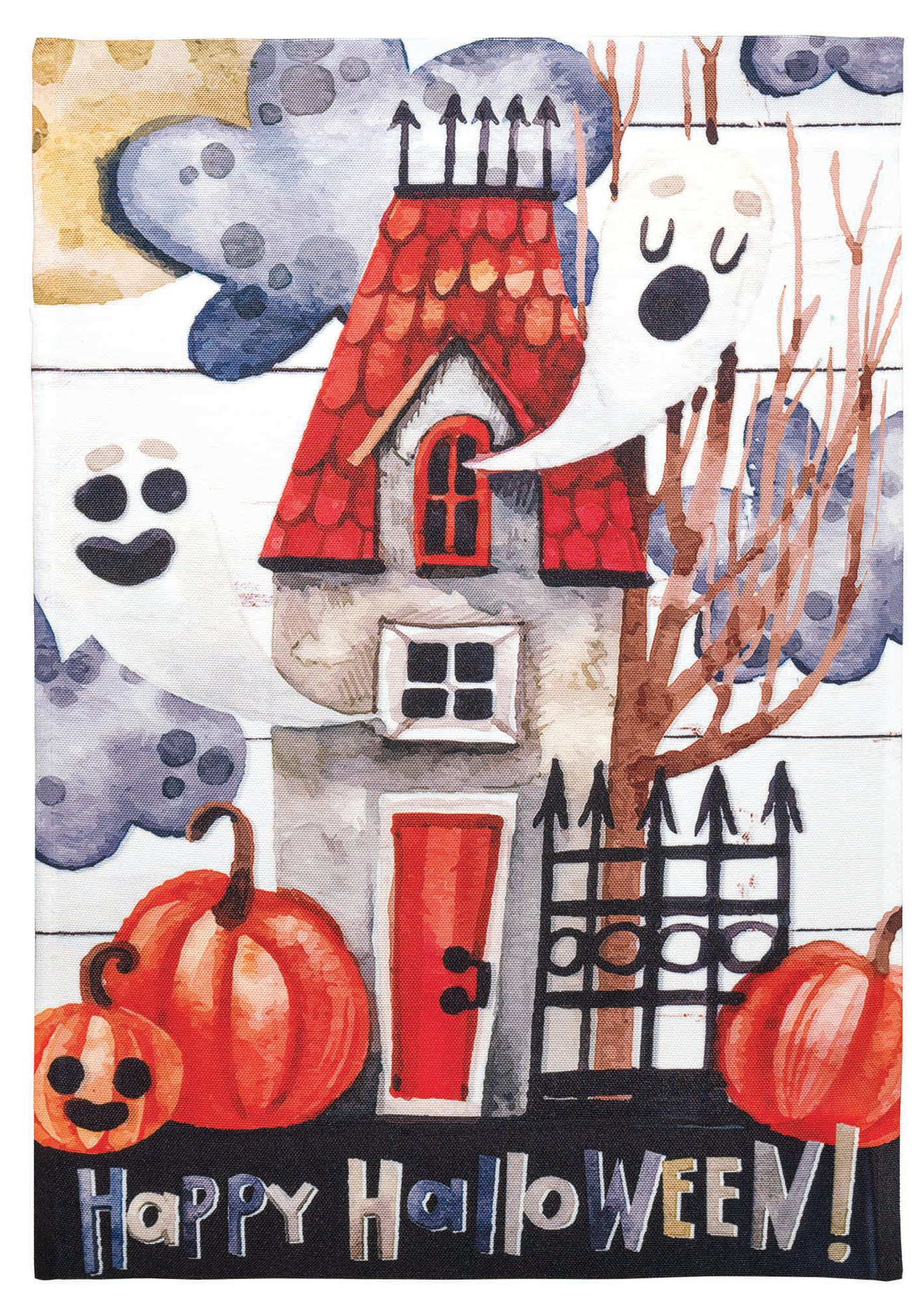 Dicksonsinc Happy Halloween House 2 Sided Polyester 18 X 13 In Garden Flag Wayfair