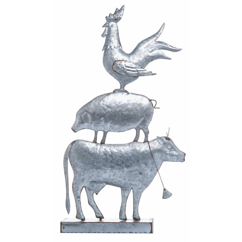 August Grove Pegram Metal Spring Stacked Farm Animals Standing Decor Wayfair How to draw a giant panda. pegram metal spring stacked farm animals standing decor
