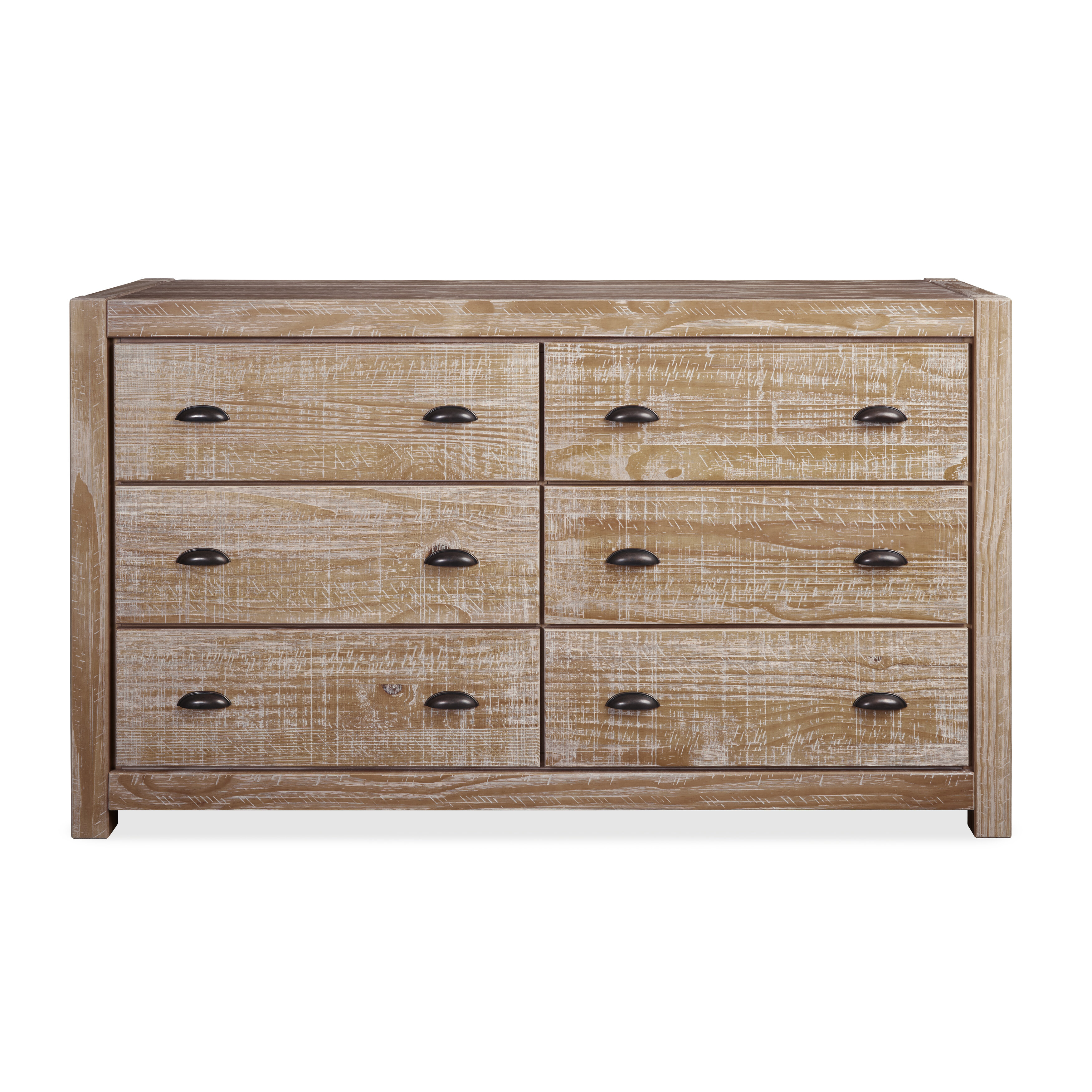 Grain Wood Furniture Montauk 6 Drawer Double Dresser Reviews