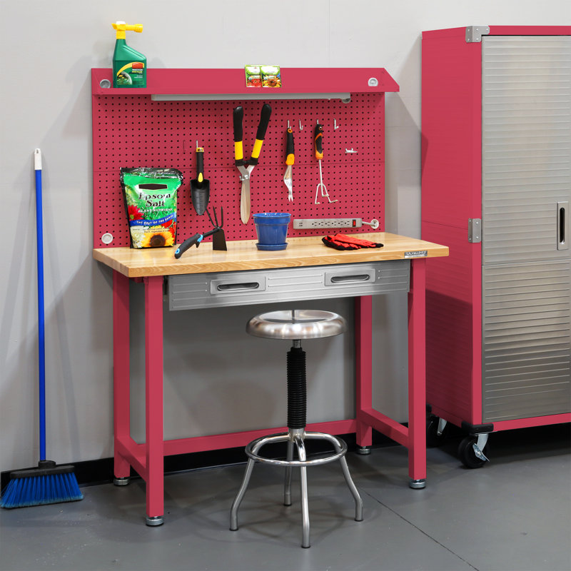 Seville Classics Inc Ultrahd Lighted 48 W Wood Workbench Wayfair