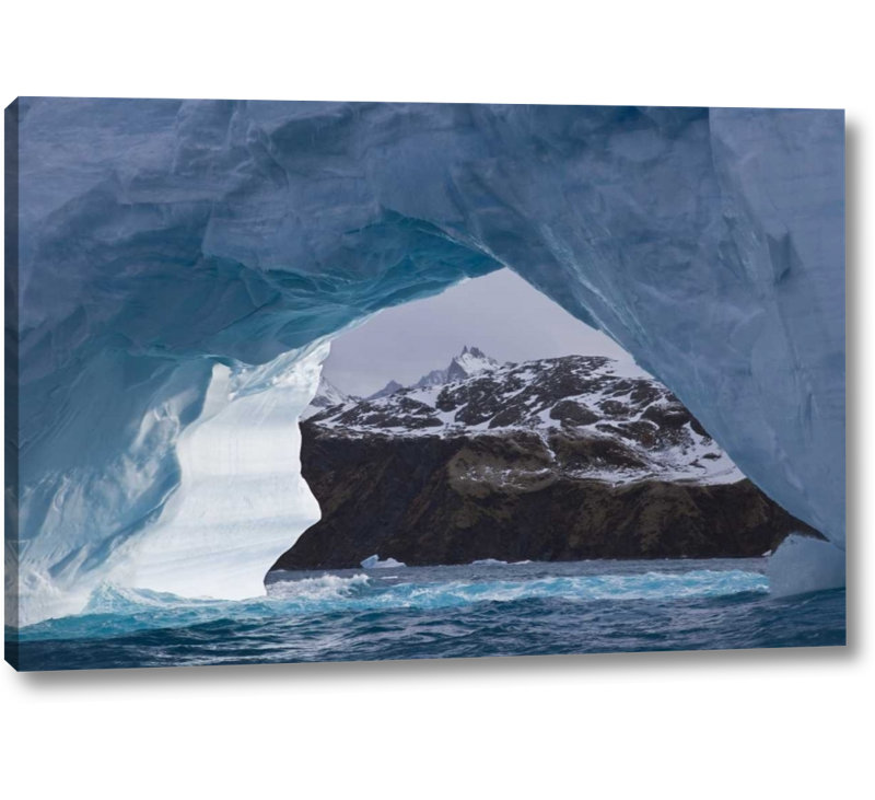 World Menagerie South Georgia Island Iris Bay Iceberg Arch Photographic Print On Wrapped Canvas Wayfair