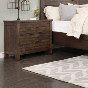 Go to store & view more images Archuleta Rustic 2 Drawer Nightstand by Foundry Select