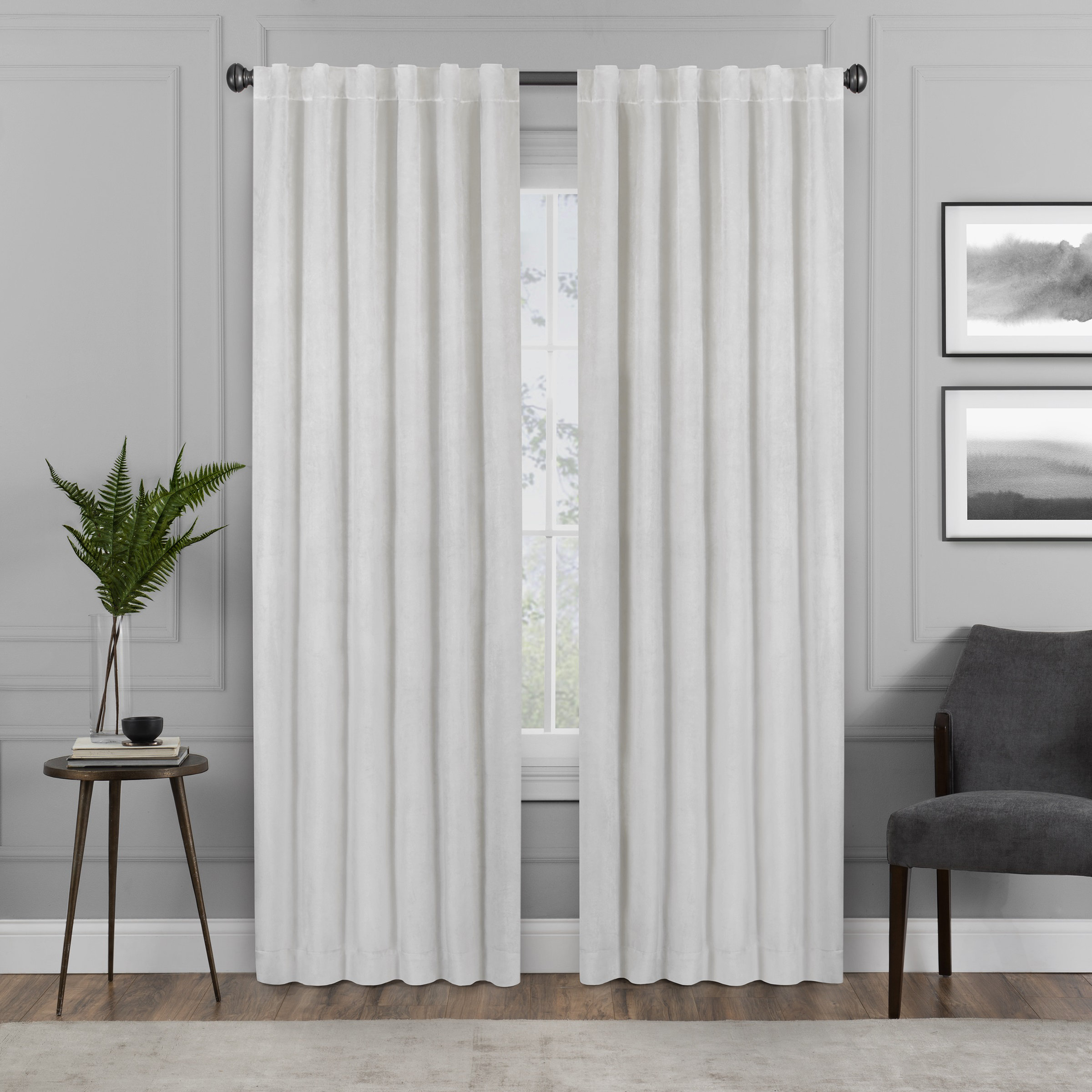Mercer41 Eclipse Max Blackout Rod Pocket Single Curtain Panel