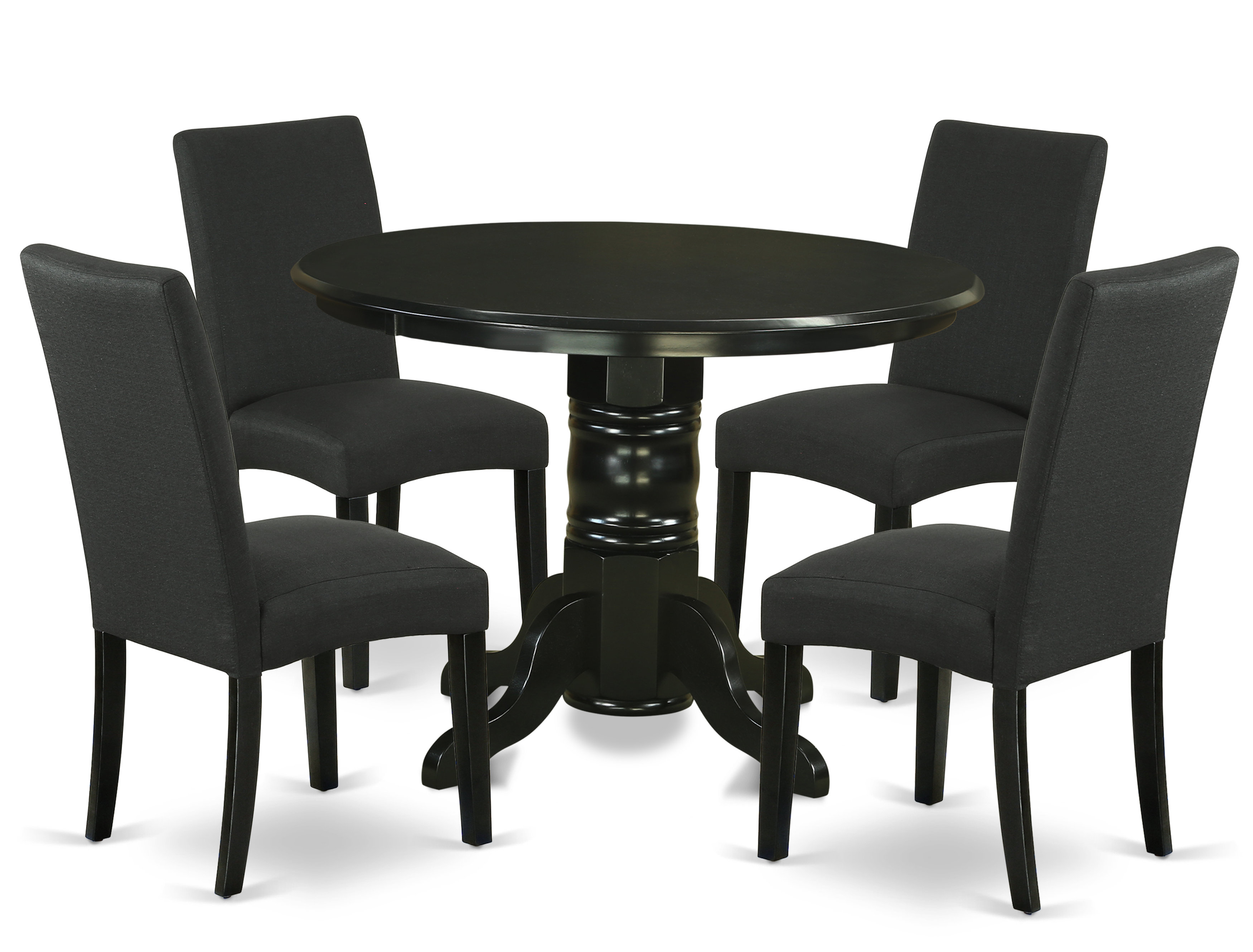 August Grove Wroblewski 5 Piece Solid Wood Breakfast Nook Dining Solid Wood Breakfast Nook Dining