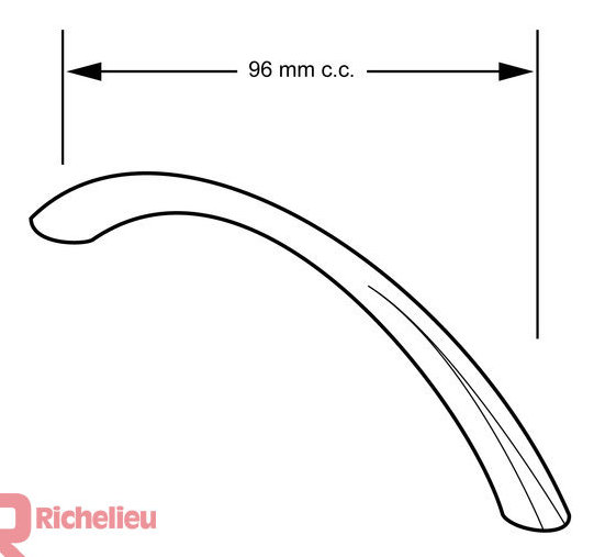 Richelieu Expression 3 3 4 Center To Center Arch Pull Wayfair