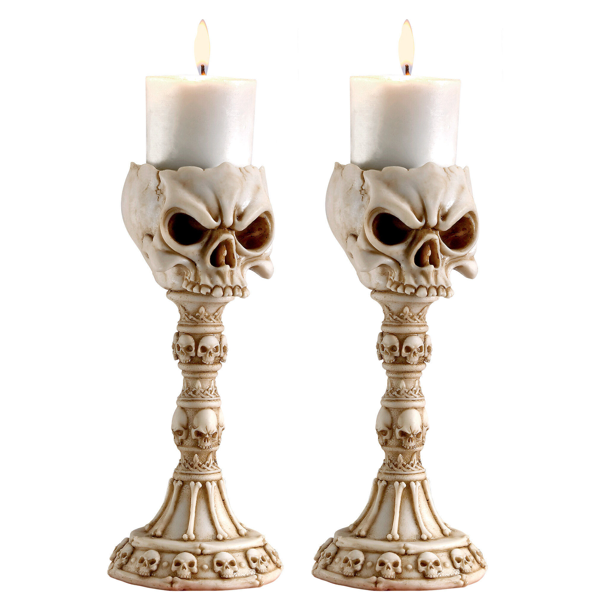 plastic candlesticks