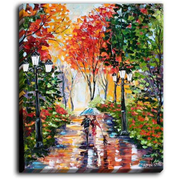 Sunflower print on canvas sunflowers art made from image of past flower painting by Karen Tarlton